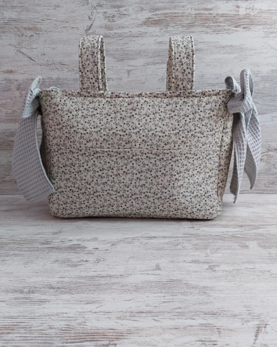 Panera rectangular con lazos